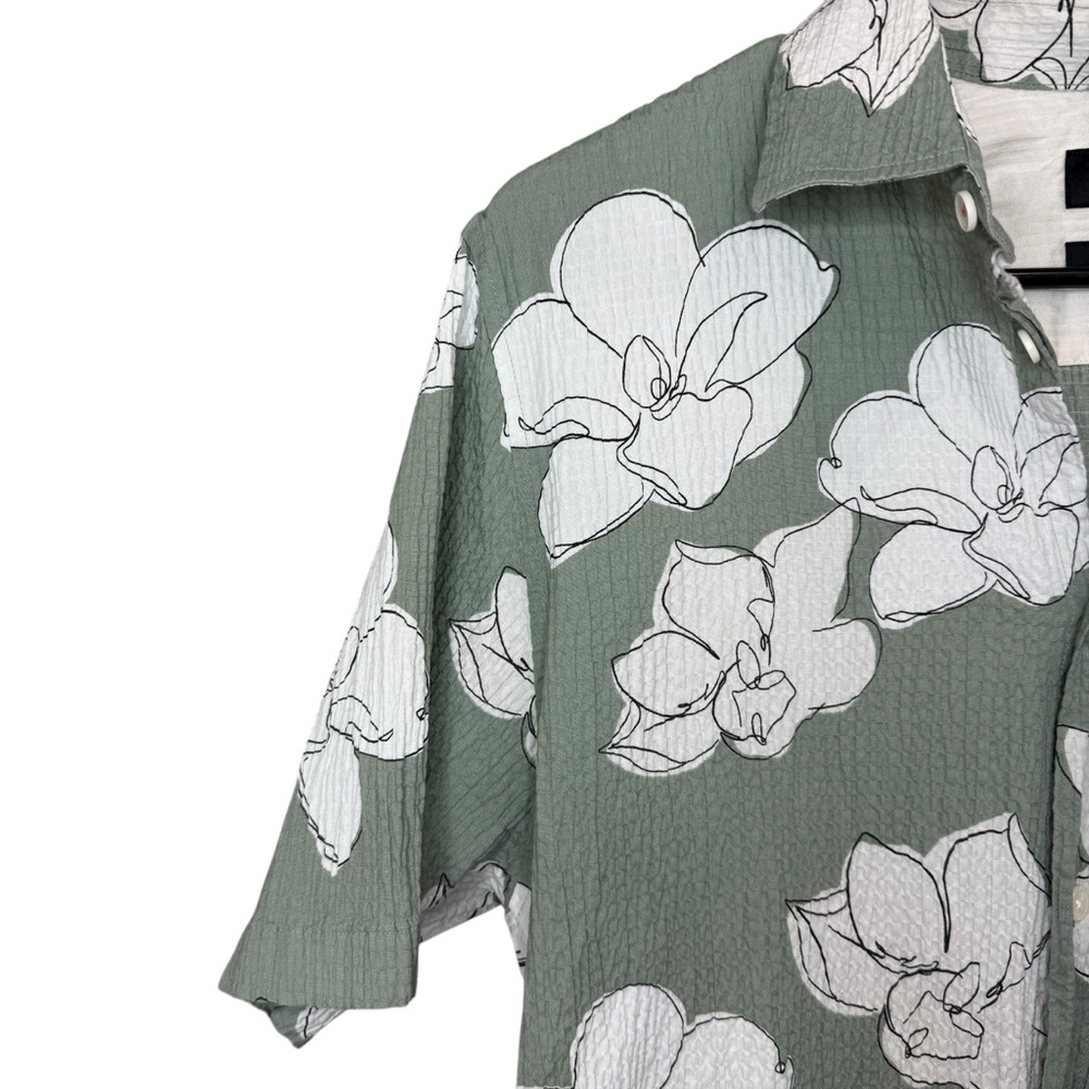 Ted Baker‎ Green Floral Men's Shirt - Picture 3 of 8